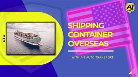 send shipping container overseas